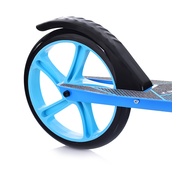 Фото к товару Самокат 2-х колесный ROCKET,колеса PU/ 200 мм,ABEC 7, голубой Самокат 2-х колесный ROCKET,колеса PU/ 200 мм,ABEC 7, голубой