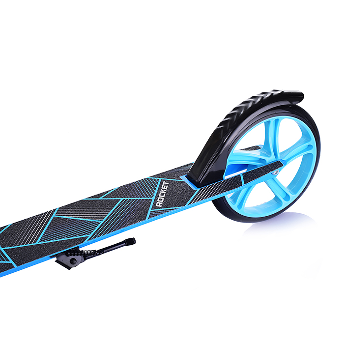 Фото к товару Самокат 2-х колесный ROCKET,колеса PU/ 200 мм,ABEC 7, голубой Самокат 2-х колесный ROCKET,колеса PU/ 200 мм,ABEC 7, голубой
