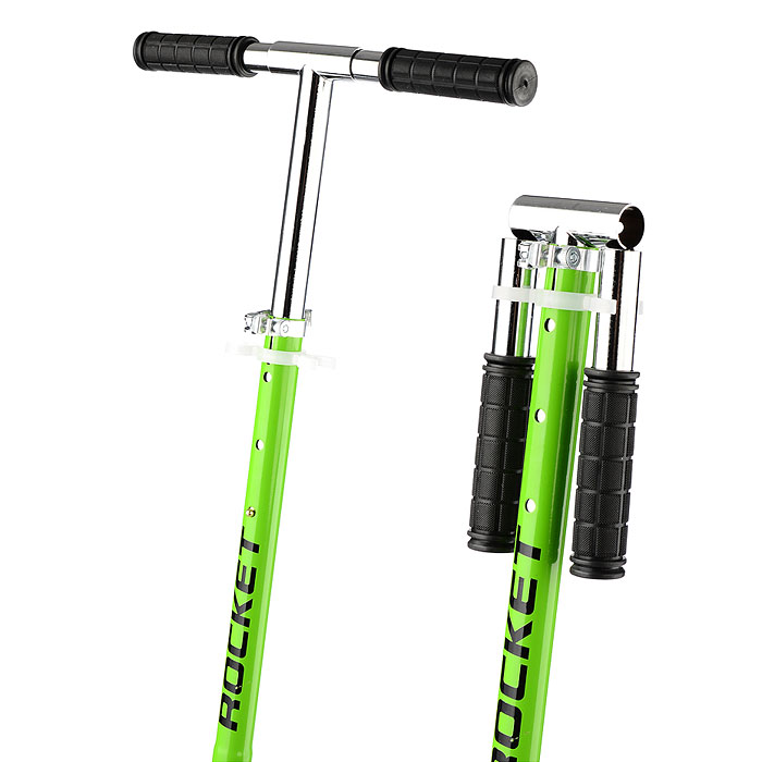 Фото к товару Самокат 2-х колесный ROCKET,колеса PU/ 200 мм,ABEC 7, зелёный Самокат 2-х колесный ROCKET,колеса PU/ 200 мм,ABEC 7, зелёный