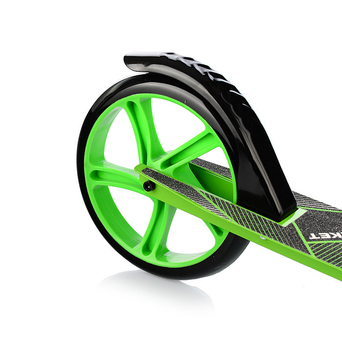 Фото к товару Самокат 2-х колесный ROCKET,колеса PU/ 200 мм,ABEC 7, зелёный Самокат 2-х колесный ROCKET,колеса PU/ 200 мм,ABEC 7, зелёный