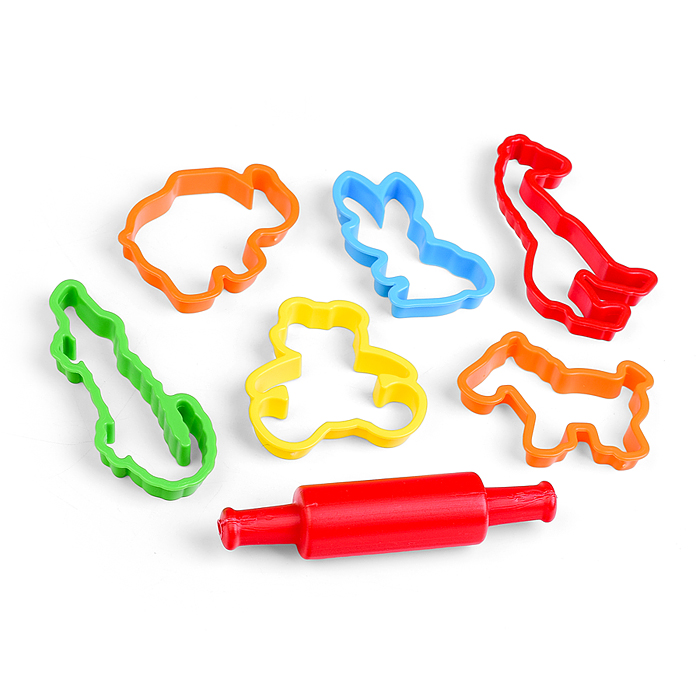 Фото к товару Набор для лепки "Забавные животные" тесто 4х50г Набор для лепки "Забавные животные" тесто 4х50г