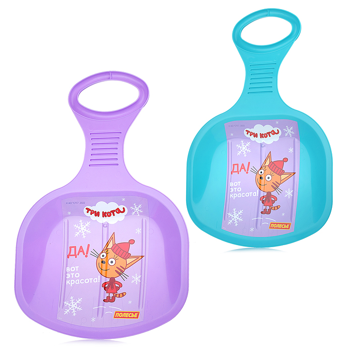 Санки "Ледянка" №2 "Три кота" Санки "Ледянка" №2 "Три кота"