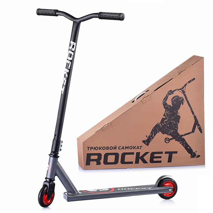 Самокат трюковый ROCKET,колеса PU/алюминий 100 мм,ABEC 7 Самокат трюковый ROCKET,колеса PU/алюминий 100 мм,ABEC 7