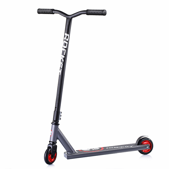 Фото к товару Самокат трюковый ROCKET,колеса PU/алюминий 100 мм,ABEC 7 Самокат трюковый ROCKET,колеса PU/алюминий 100 мм,ABEC 7