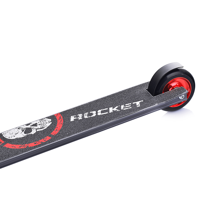 Фото к товару Самокат трюковый ROCKET,колеса PU/алюминий 100 мм,ABEC 7 Самокат трюковый ROCKET,колеса PU/алюминий 100 мм,ABEC 7