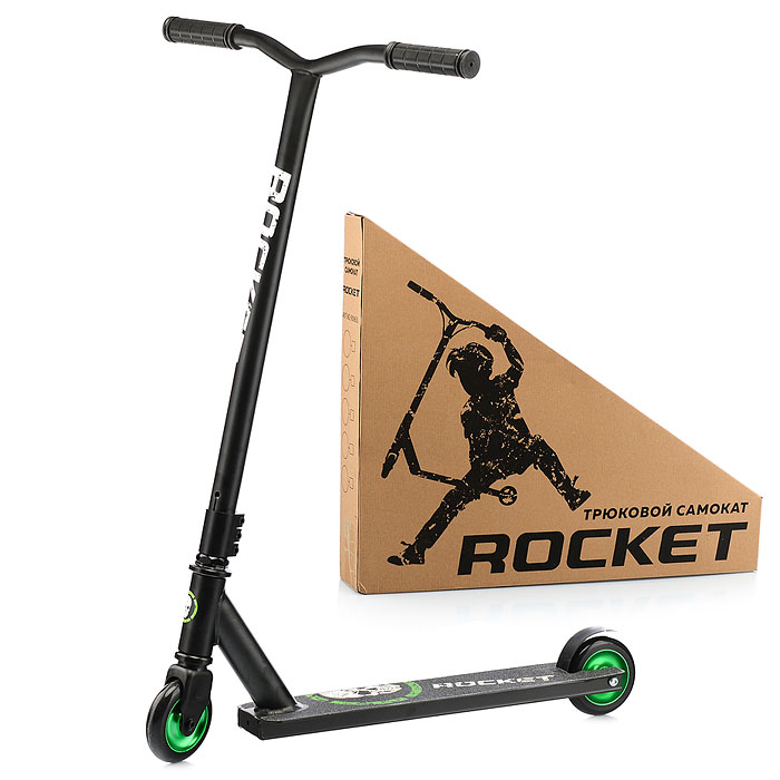 Самокат трюковый ROCKET,колеса PU/алюминий 100 мм,ABEC 7 Самокат трюковый ROCKET,колеса PU/алюминий 100 мм,ABEC 7