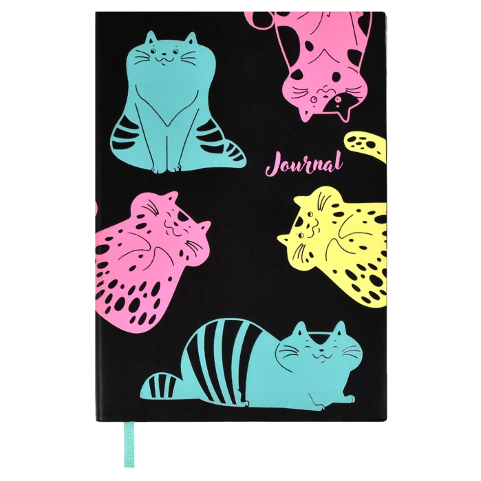 Ежедневник недатированный 96л. А5 "Виннер черный" кожзам, 146х211 мм,  мягкий переплет