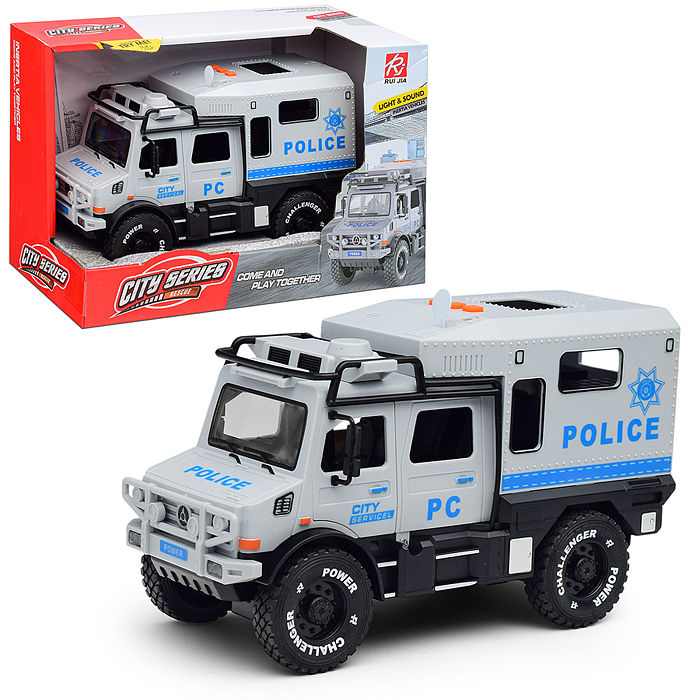 Машина RJ5522A "Полицейский броневик" (свет, звук) в коробке Машина RJ5522A "Полицейский броневик" (свет, звук) в коробке