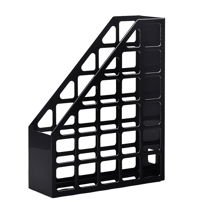 Вертикальный накопитель "Square" размер 7,5x24,5x30 см, черный