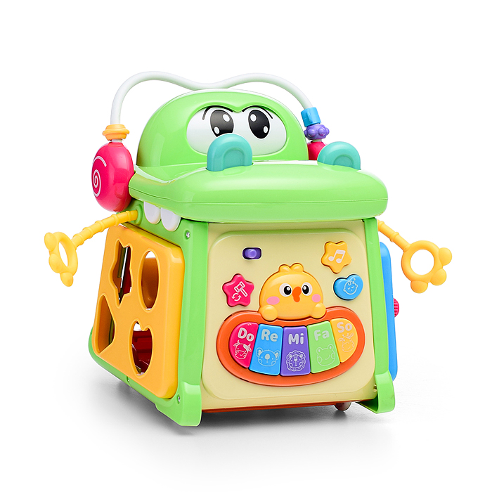 Фото к товару Куб развивающий MSS-007 "Весёлый крокодильчик" в коробке Куб развивающий MSS-007 "Весёлый крокодильчик" в коробке