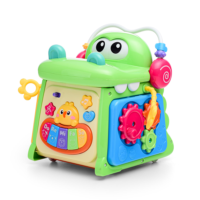 Фото к товару Куб развивающий MSS-007 "Весёлый крокодильчик" в коробке Куб развивающий MSS-007 "Весёлый крокодильчик" в коробке