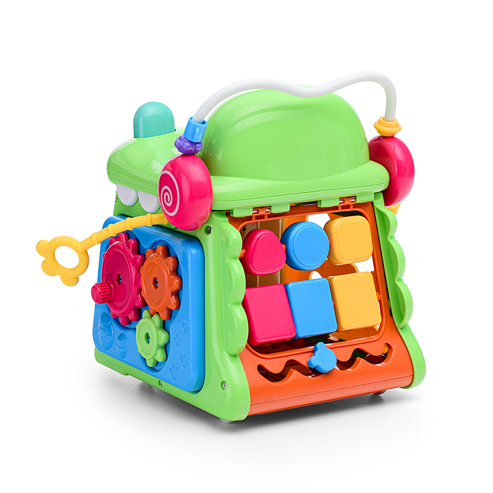 Фото к товару Куб развивающий MSS-007 "Весёлый крокодильчик" в коробке Куб развивающий MSS-007 "Весёлый крокодильчик" в коробке