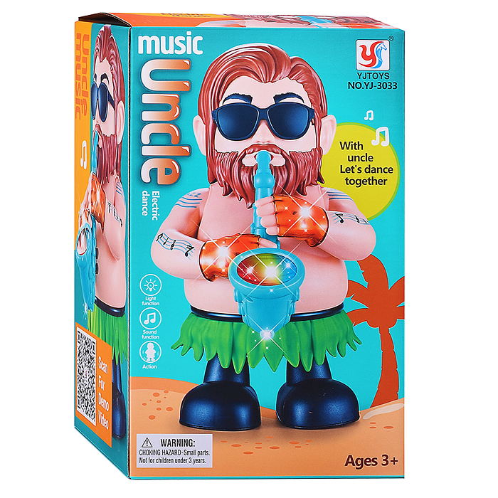 Фото к товару Музыкальная игрушка YJ-3033 "Саксофонист" в коробке Музыкальная игрушка YJ-3033 "Саксофонист" в коробке