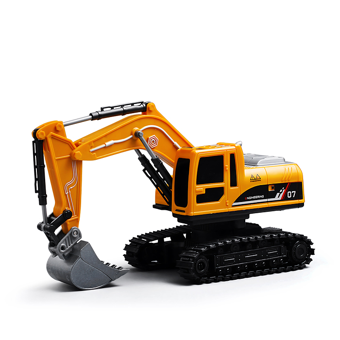 Фото к товару Экскаватор BT0073-1 "Строитель" с прицепом, р/у, 27 MHz, в коробке Экскаватор BT0073-1 "Строитель" с прицепом, р/у, 27 MHz, в коробке