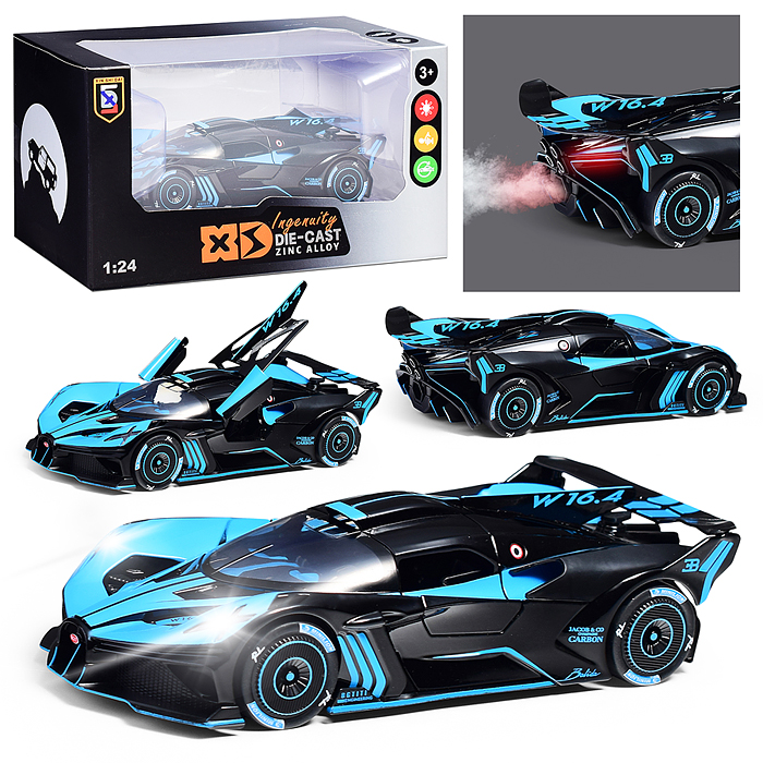 Машина J477K24N-3F "Гоночный вираж" (свет, звук, дым) в коробке Машина J477K24N-3F "Гоночный вираж" (свет, звук, дым) в коробке