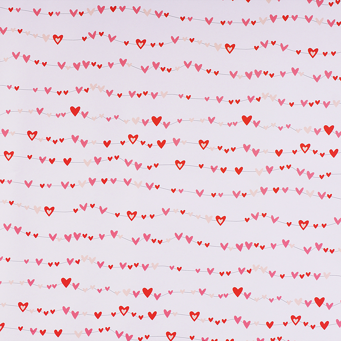 Упаковочная бумага "Сердечки" рулон в термоусадочной пленке. Размер 70х100см. Упаковочная бумага "Сердечки" рулон в термоусадочной пленке. Размер 70х100см.