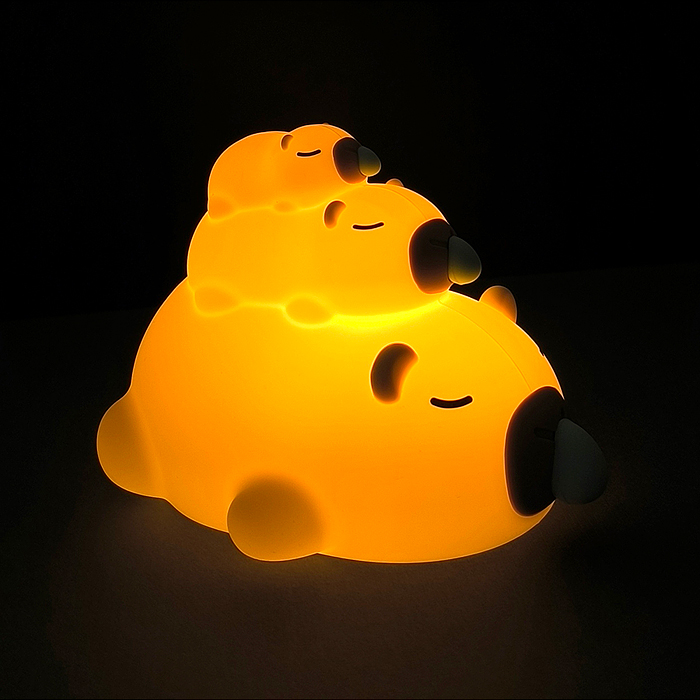 Фото к товару Ночник детский 00-7338 "Семья Капибар" Ночник детский 00-7338 "Семья Капибар"