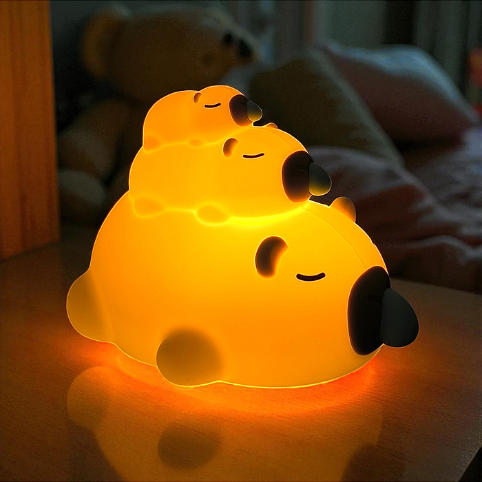 Фото к товару Ночник детский 00-7338 "Семья Капибар" Ночник детский 00-7338 "Семья Капибар"