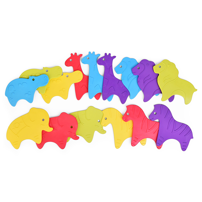 Фото к товару Набор игрушек для ванны мини-коврики SAFARI, 15 шт Набор игрушек для ванны мини-коврики SAFARI, 15 шт