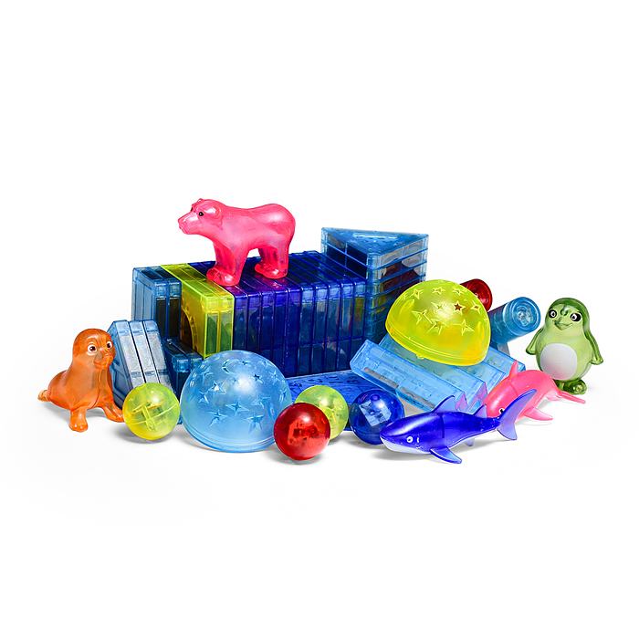 Фото к товару Конструктор магнитный "Морские обитатели" (44 дет.) Конструктор магнитный "Морские обитатели" (44 дет.)