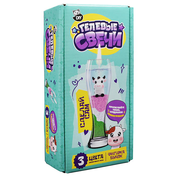 Гелевые свечи "Коровка" серия "Юный парфюмер" Гелевые свечи "Коровка" серия "Юный парфюмер"