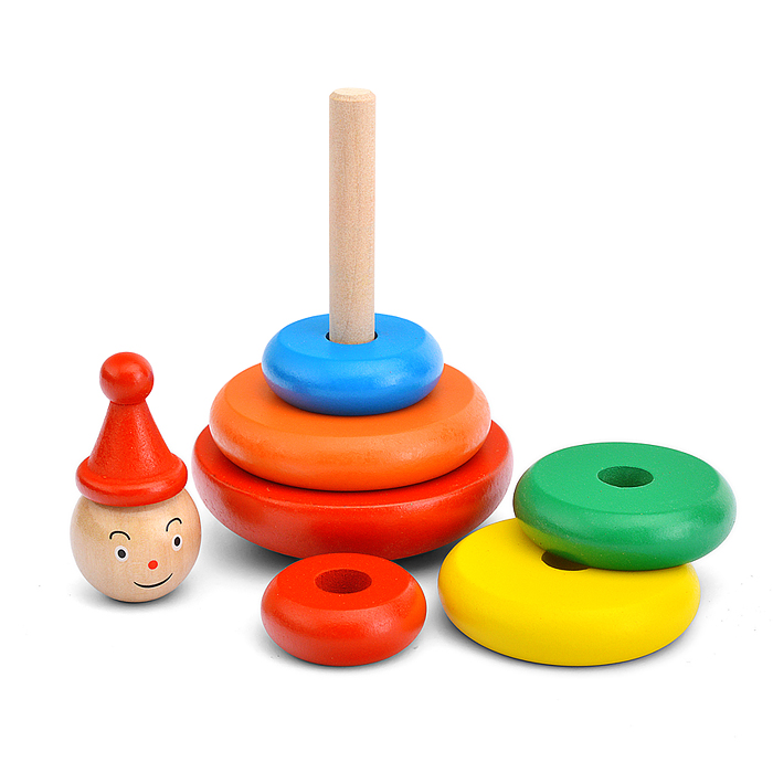 Фото к товару Пирамидка D2113 "Клоун" Пирамидка D2113 "Клоун"