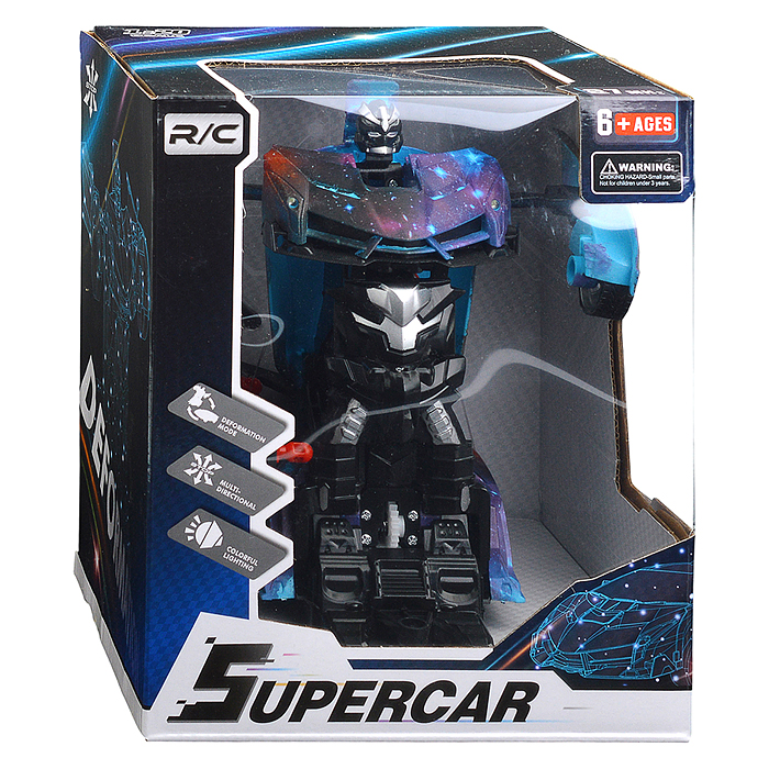 Фото к товару Машина 33968 "Суперкар" трансформирующийся в робота, р/у, 27 MHz, в коробке Машина 33968 "Суперкар" трансформирующийся в робота, р/у, 27 MHz, в коробке