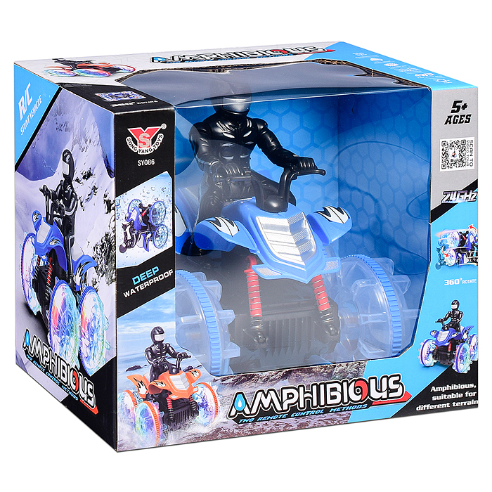 Фото к товару Машина SY086 "Амфибия" р/у, 27 MHz, в коробке Машина SY086 "Амфибия" р/у, 27 MHz, в коробке