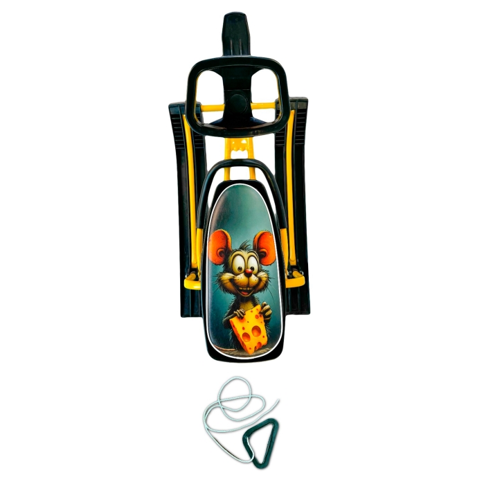 Игрушка Снегокат детский 212 "Play" разборный с высокой рамой и со спинкой (Грызун)