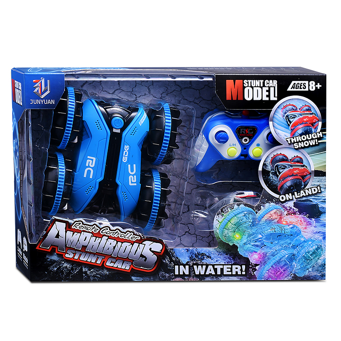 Фото к товару Машина QX011 "Амфибия №2" р/у, 27 MHz, в коробке Машина QX011 "Амфибия №2" р/у, 27 MHz, в коробке