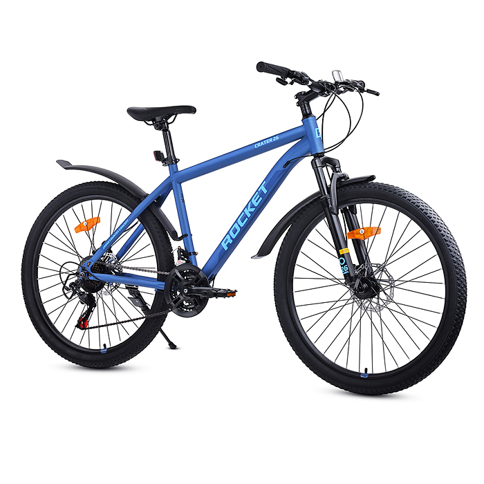 Фото к товару Велосипед 26" Rocket Crater 26, цвет синий, размер 18" Велосипед 26" Rocket Crater 26, цвет синий, размер 18"