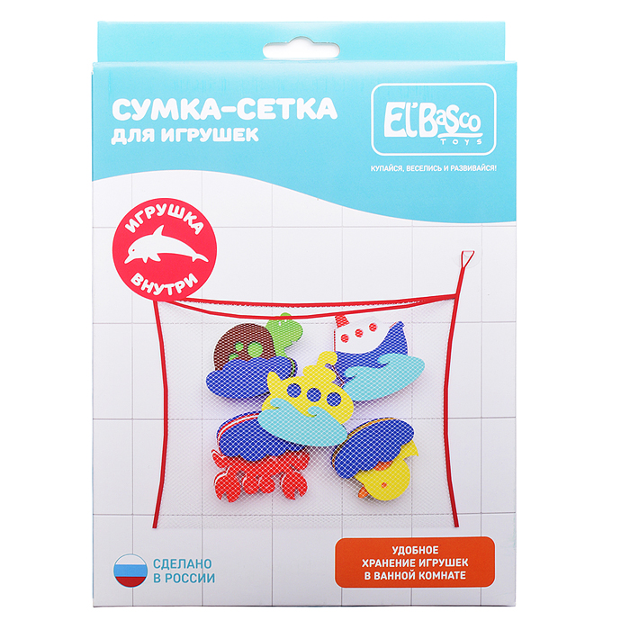Набор для купания "Сумка-сетка с игрушками" mini Набор для купания "Сумка-сетка с игрушками" mini
