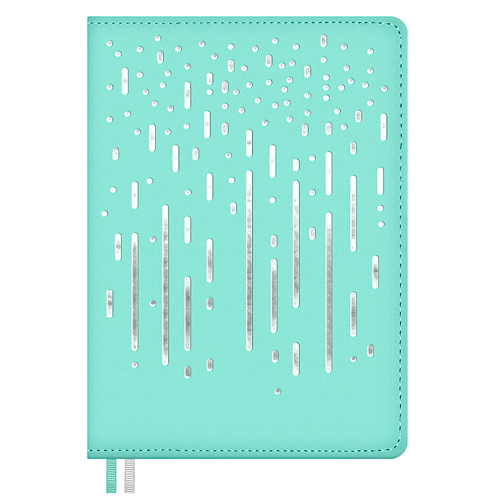 Ежедневник недатированный Escalada, А6+, 120 л., Плонже мятный