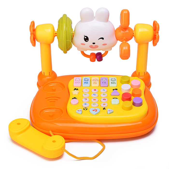 Игрушка музыкальная YL78927 "Телефон-Зайчик"  в коробке