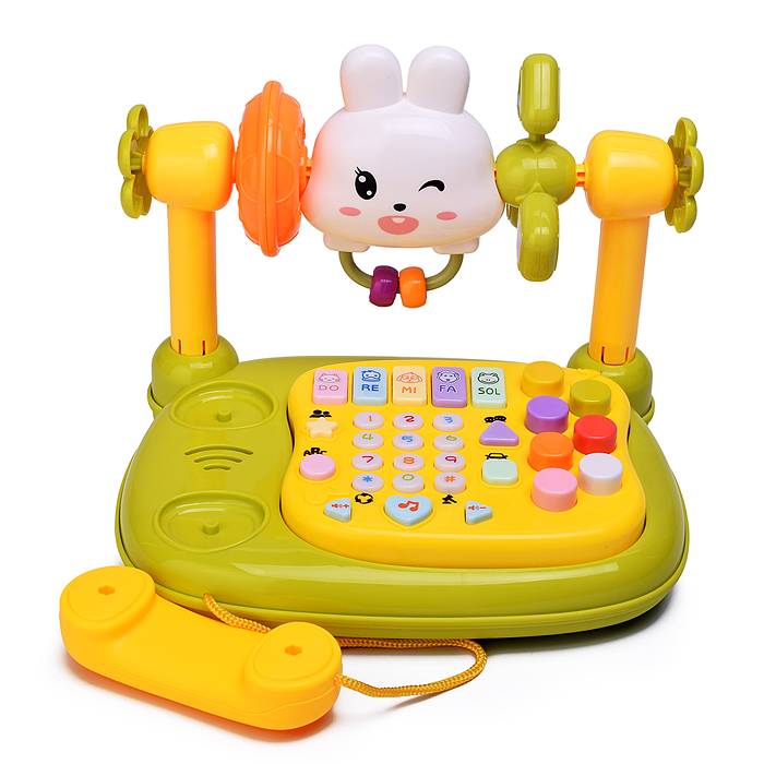 Игрушка музыкальная YL78927 "Телефон-Зайчик"  в коробке