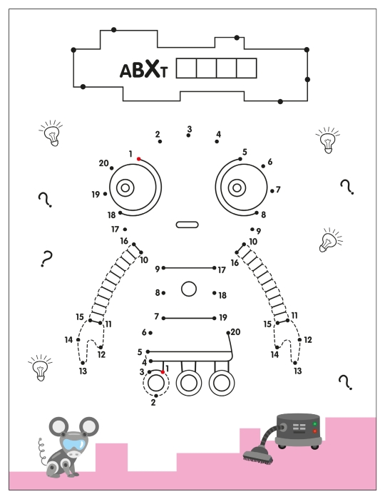 Рисую по точкам. Роботы