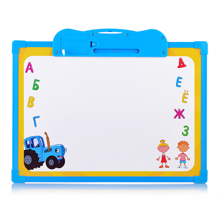 Фото к товару Двусторонняя доска "Синий трактор. Азбука" 2в1 (350 стихов, песен, звуков, бат.) в коробке Двусторонняя доска "Синий трактор. Азбука" 2в1 (350 стихов, песен, звуков, бат.) в коробке