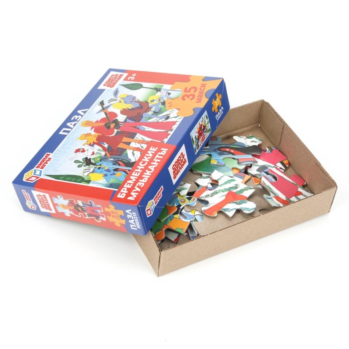 Макси-Пазлы 35 "Бременские музыканты" Союзмультфильм