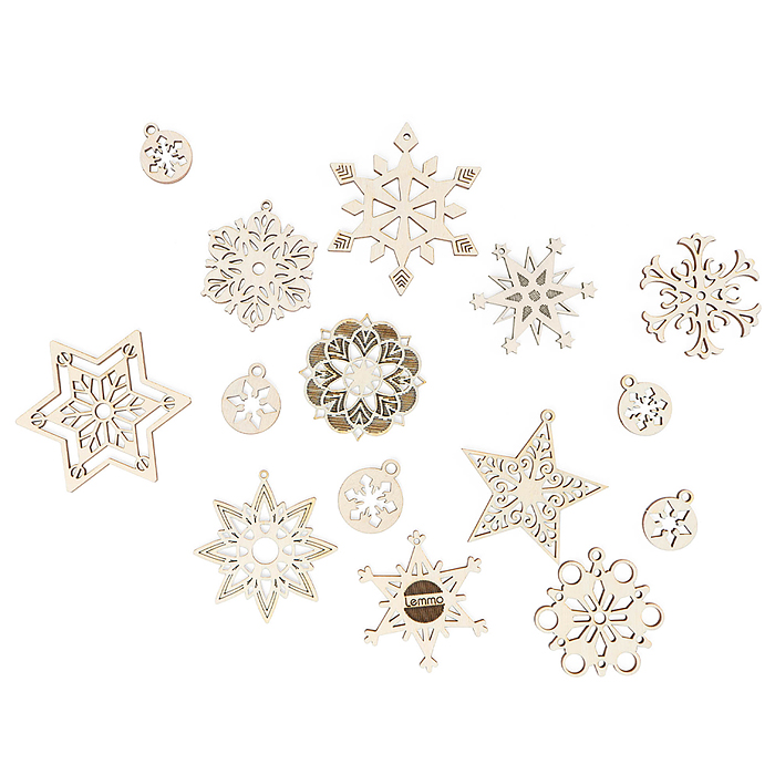 Новогодний набор снежинок Новогодний набор снежинок