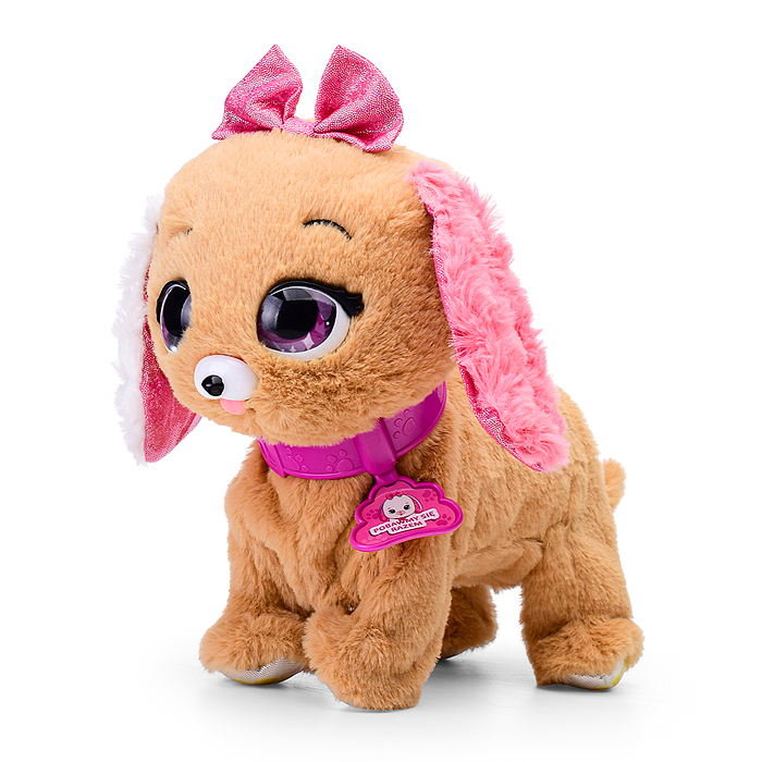 Собака 00-7297 "Боня" (сидит, лежит, ходит, издает звуки) в коробке