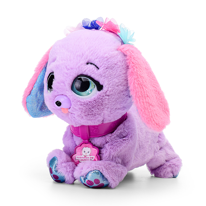 Собака 00-7297 "Боня" (сидит, лежит, ходит, издает звуки) в коробке