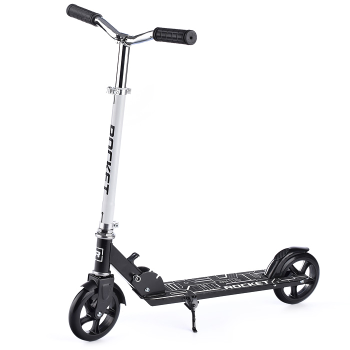 Фото к товару Самокат 2-х колесный ROCKET,колеса PU/ 145 мм,ABEC 7, белый Самокат 2-х колесный ROCKET,колеса PU/ 145 мм,ABEC 7, белый