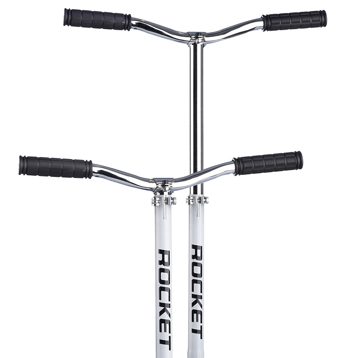 Фото к товару Самокат 2-х колесный ROCKET,колеса PU/ 145 мм,ABEC 7, белый Самокат 2-х колесный ROCKET,колеса PU/ 145 мм,ABEC 7, белый