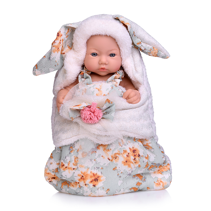 Фото к товару Пупс QS83182-7 "Анюта" с аксессуарами, в коробке Пупс QS83182-7 "Анюта" с аксессуарами, в коробке