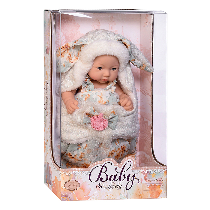 Фото к товару Пупс QS83182-7 "Анюта" с аксессуарами, в коробке Пупс QS83182-7 "Анюта" с аксессуарами, в коробке