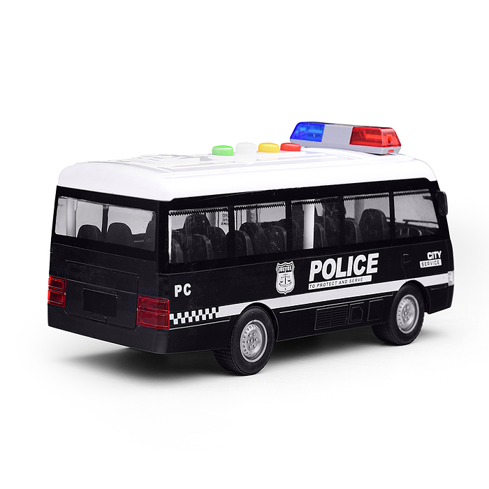 Фото к товару Автобус RJ5512B "Полицейская служба" (свет, звук) в коробке Автобус RJ5512B "Полицейская служба" (свет, звук) в коробке