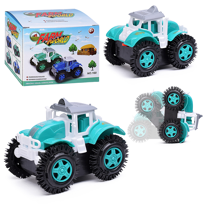 Машина-перевертыш 168 "Трактор" в коробке Машина-перевертыш 168 "Трактор" в коробке