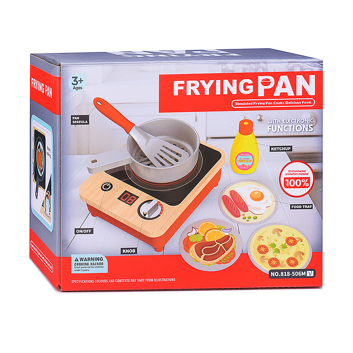 Бытовая техника 818-506M "Плита со сковородкой" а аксессуарами, в коробке