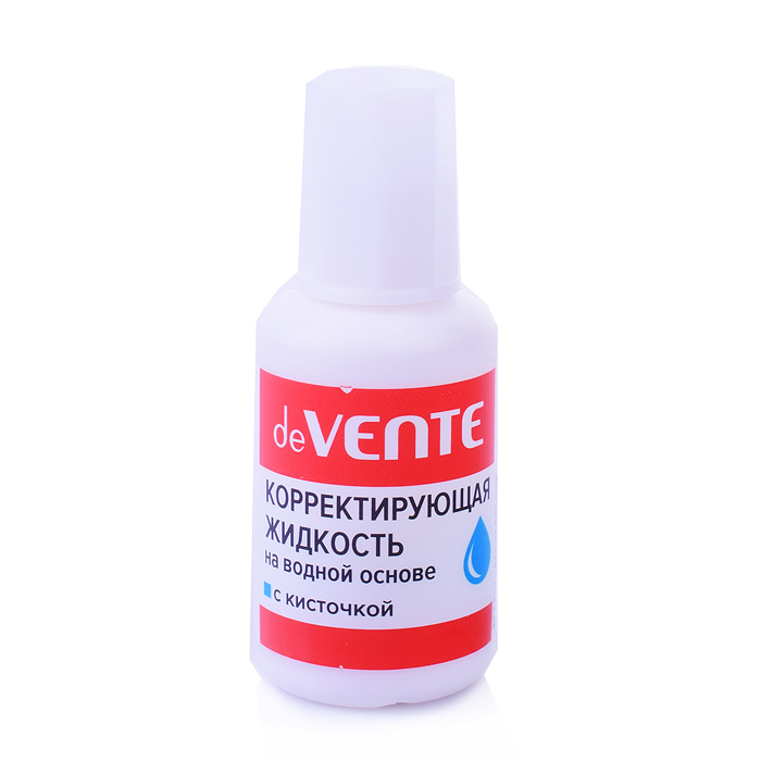 Фото к товару Корректирующая жидкость, 20 г, на водной основе, морозоустойчивая, в бутылочке с кисточкой, Корректирующая жидкость, 20 г, на водной основе, морозоустойчивая, в бутылочке с кисточкой,