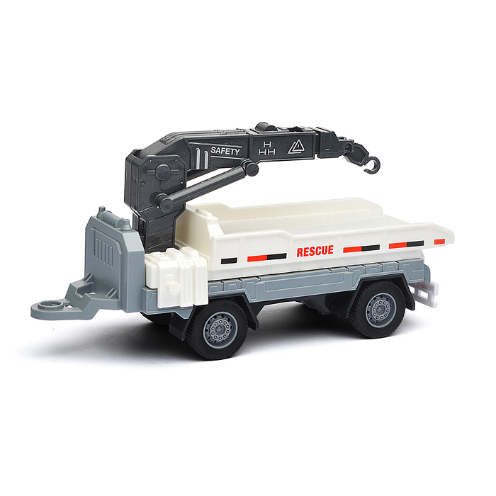 Машина KLX900-60 "Погрузчик" с прицепом (свет, звук) в коробке 